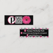 Dots Gerber Daisy Posh carte de visite (Devant / Derrière)