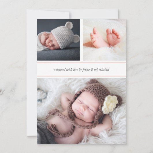 Dotted Blush | Aankondiging van een tweeledige geb (Achterkant)