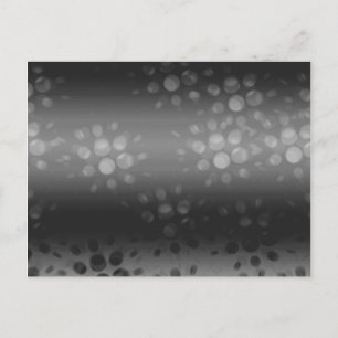 Dotted Bursts Pattern - Black, Grey, White Briefkaart