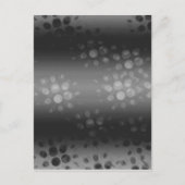 Dotted Bursts Pattern - Black, Grey, White Briefkaart (Voorkant)