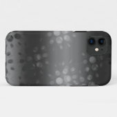 Dotted Bursts Pattern - Black, Grey, White Case-Mate iPhone Case (Achterkant (horizontaal))