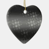 Dotted Bursts Pattern - Black, Grey, White Keramisch Ornament (Rechts)