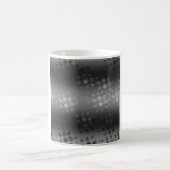 Dotted Bursts Pattern - Black, Grey, White Koffiemok (Center)