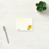 Dotted Grid - Schattigee gele tulp bloemenfotograf Post-it® Notes (Kantoor)