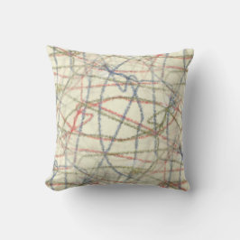 Dotted Lines Designer Pillow Kussen