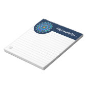 Dotted mandala notitieblok | Notitieblok Gratitude (Gedraaid)