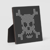 Dotted Skull Halftone Fotoplaat (Voorkant)