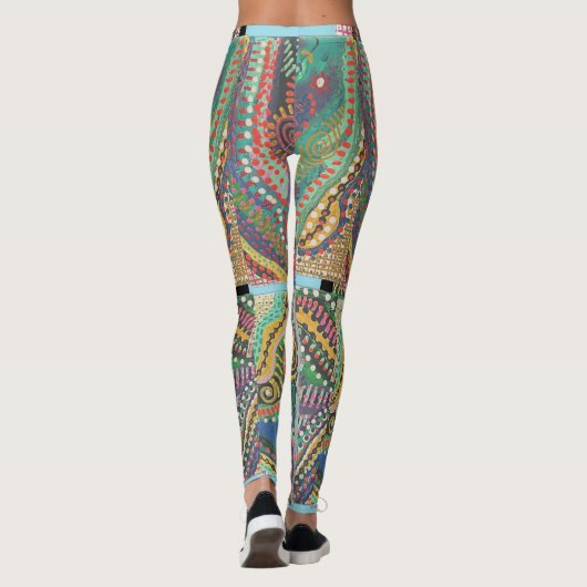 Dotted Tile design Leggings (Dos)