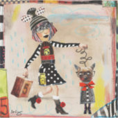 Dottie et son Mini Me - Sticker d'art (Devant)