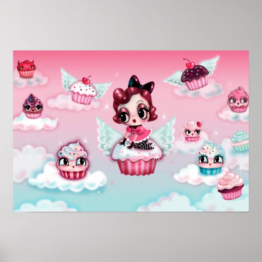 Dottie in Cupcake Heaven Poster (Voorkant)