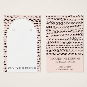 Dotty Arch Oorbel Ketting Sieraden Display Kaart