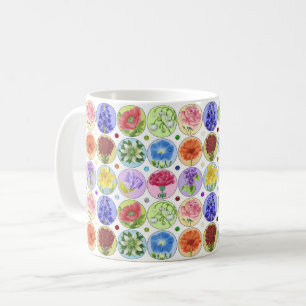 Dotty Birth Flower and Gem Classic Mok