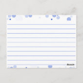 Dotty Blank Recipe Kaarten (Achterkant)