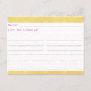 Dotty Blank Recipe Kaarten