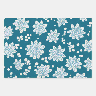 Dotty Blooms Inpakpapier Vel