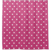 Dotty Delft Rideau de douche rouge (Devant)