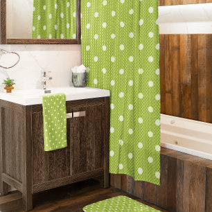 Dotty Delft rideau de douche verte
