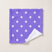 Dotty Delight paarse Bad Handdoek (Wasdoekje)