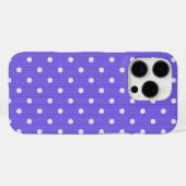 Dotty Delight Paarse Case-Mate iPhone Case (Achterkant (horizontaal))