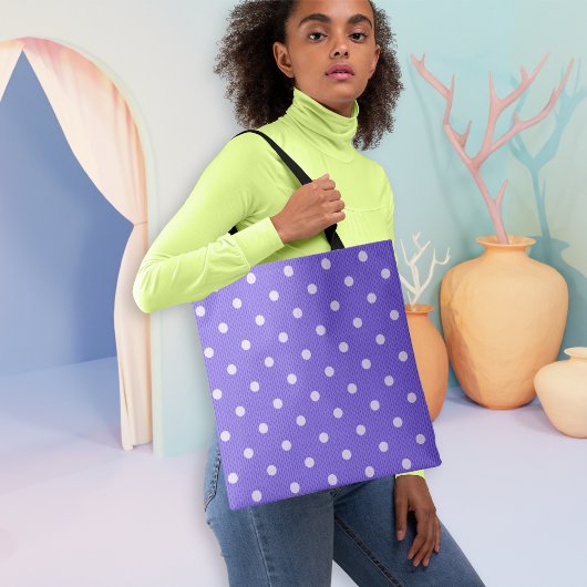 Dotty Delight Paarse Draagtas