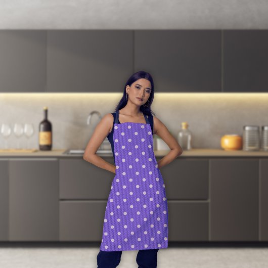 Dotty Delight Paarse Schort
