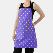 Dotty Delight Paarse Schort (Insitu)