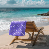 Dotty Delight paarse Strandlaken