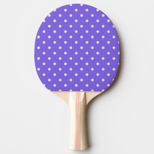 Dotty Delight Paarse Tafeltennisbatje (Voorkant)