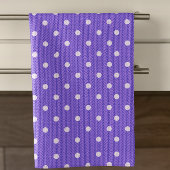 Dotty Delight paarse Theedoek