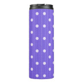 Dotty Delight Paarse Thermosbeker (Achterkant)