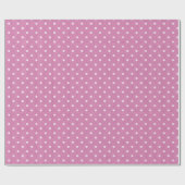 Dotty Delight Roze inpakpapier (Vlak)
