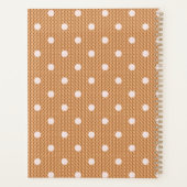 Dotty Delight Sinaasappel Planner (Achterkant)