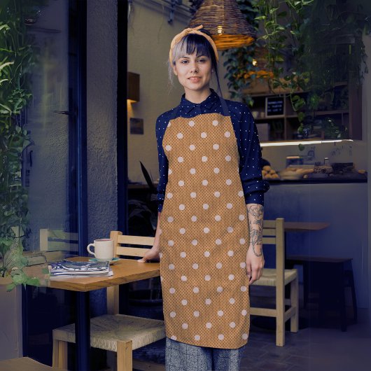 Dotty Delight Sinaasappel Schort