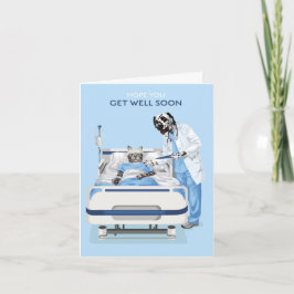 Dotty Dog en Kat in het ziekenhuis Kaart