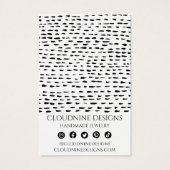 Dotty Earring Necklace Jewelry Display Card (Dos)