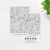 Dotty Earring Necklace Jewelry Display Card (Bureau)