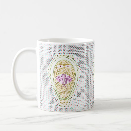 Dotty Egyptian Cobra Mug (Gauche)