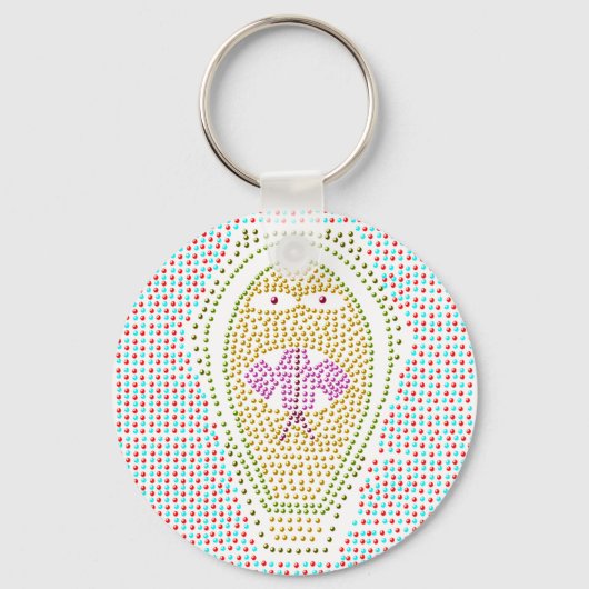 Dotty Egyptian Cobra Sleutelhanger (Voorkant)