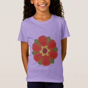 Dotty Flower Girls' Fine Jersey T-Shirt