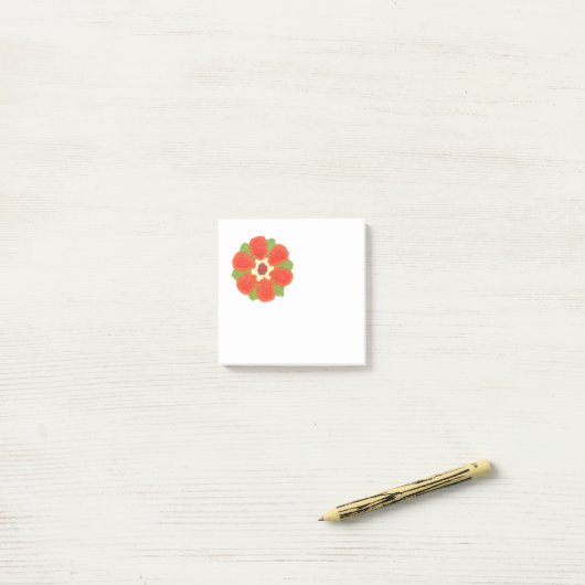 Dotty Flower Post-it-Notes Post-it® Notes (Op bureau)