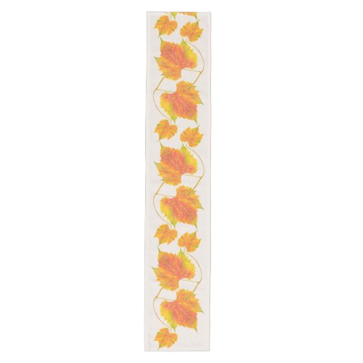 Dotty Herfst op een Table Runner Medium Tafelloper (Voorkant)