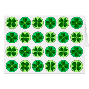Dotty Lucky Shamrocks Kaart