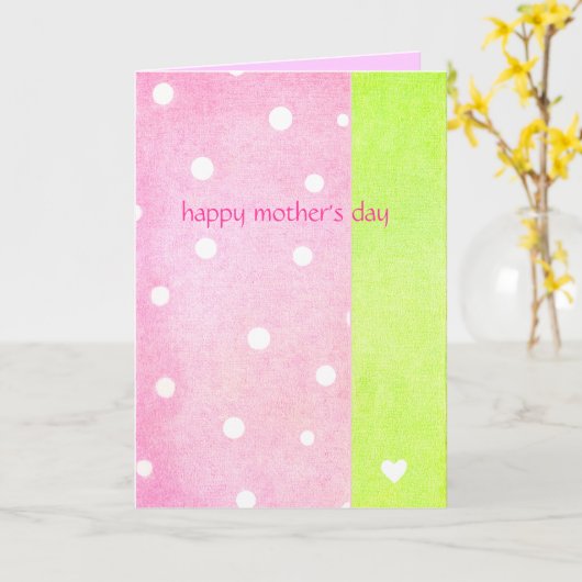 Dotty over jou! Moederdagkaart Kaart (Gele Bloem)