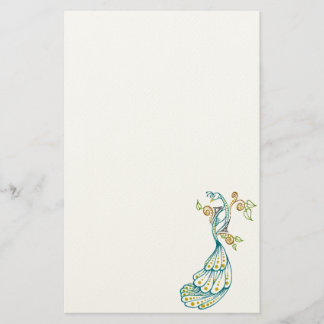 Dotty Peacock Color Briefpapier