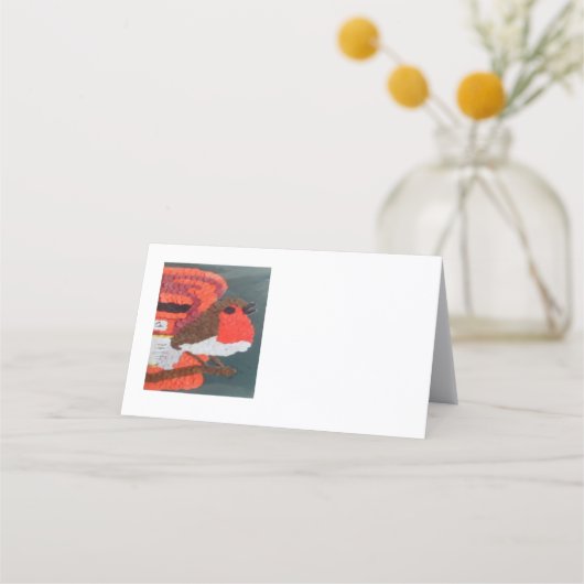 Dotty Robin Horizontal Folded Loyalty Card (Voorkant)