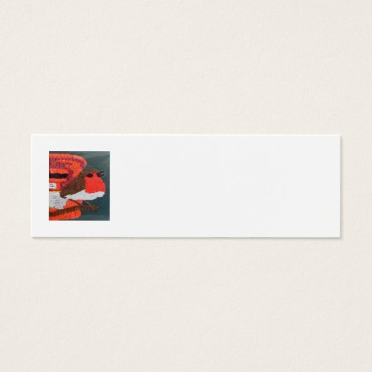 Dotty Robin Mini Carte de visite (Devant)