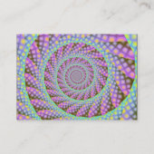Dotty Spiral Carte de visite (Dos)