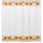 Dotty Spotty Fall sur un rideau de douche (Devant)