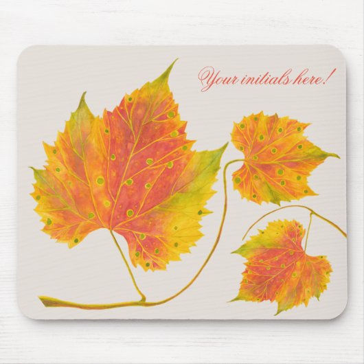 Dotty Spotty Fall sur un tapis de souris (Devant)