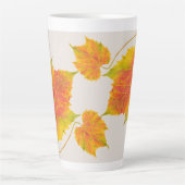 Dotty Spotty Fall sur une grosse tasse en latte (Devant)